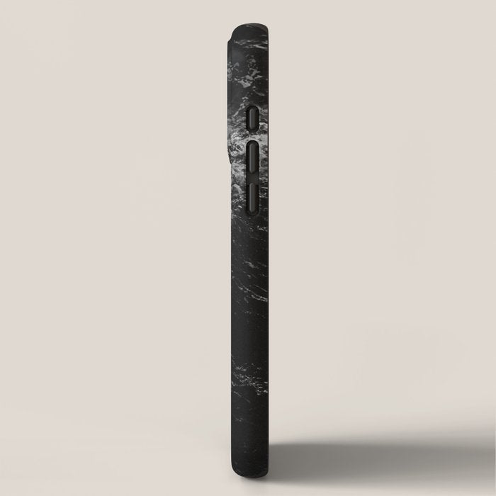 Dark Ocean in Black and. White iPhone Case Gallery Image 2
