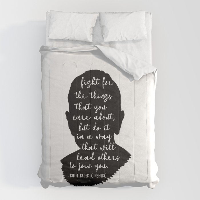 Ruth Bader Ginsburg Quote Comforter Gallery Image 6