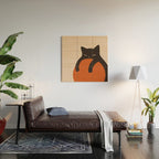 Cat Landscape 155 Wood Wall Art Gallery Image 2