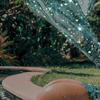 Im OFF | mermaid | tail | green | pool | swim | palm | collage | glitter | bling | tired | sunshine  Coffee Mug Gallery Image 2