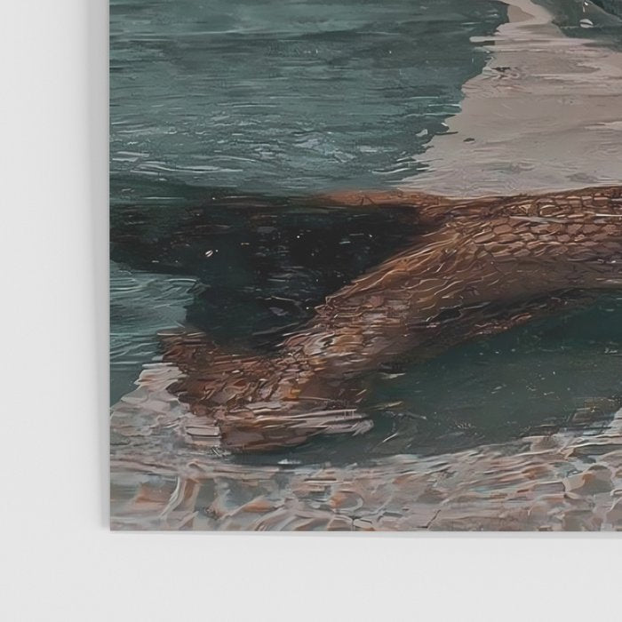 Im OFF | mermaid | tail | green | pool | swim | palm | collage | glitter | bling | tired | sunshine  Poster Gallery Image 3