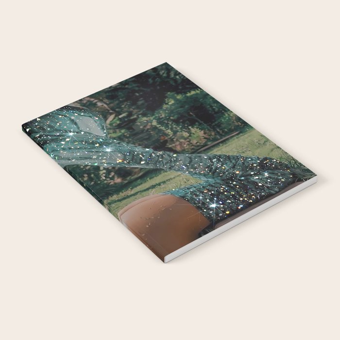 Im OFF | mermaid | tail | green | pool | swim | palm | collage | glitter | bling | tired | sunshine  Notebook Gallery Image 2
