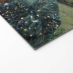 Im OFF | mermaid | tail | green | pool | swim | palm | collage | glitter | bling | tired | sunshine  Welcome Mat Gallery Image 2
