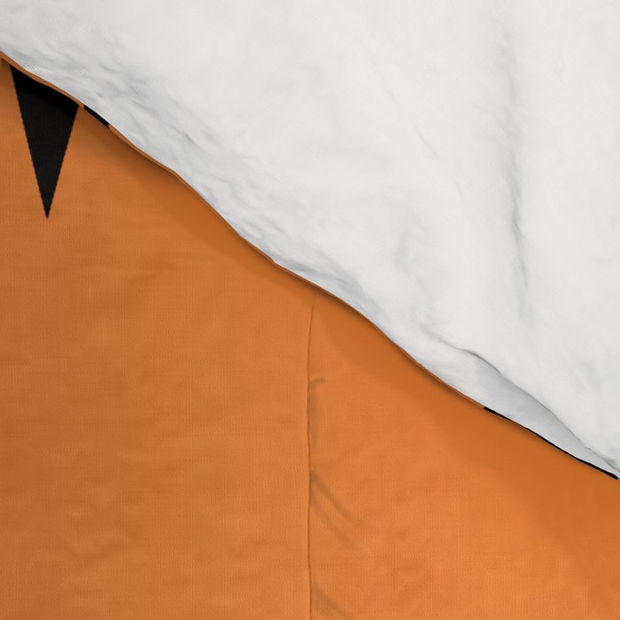 Retro Atomic Era Diamonds Pattern Orange Comforter Gallery Image 4