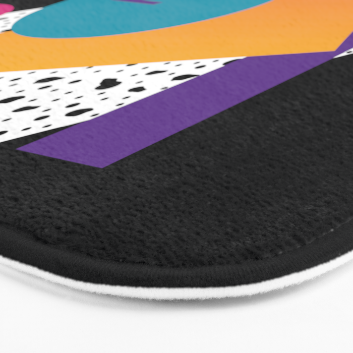 Memphis Pattern 35 / 80s - 90s Retro Bath Mat Gallery Image 3
