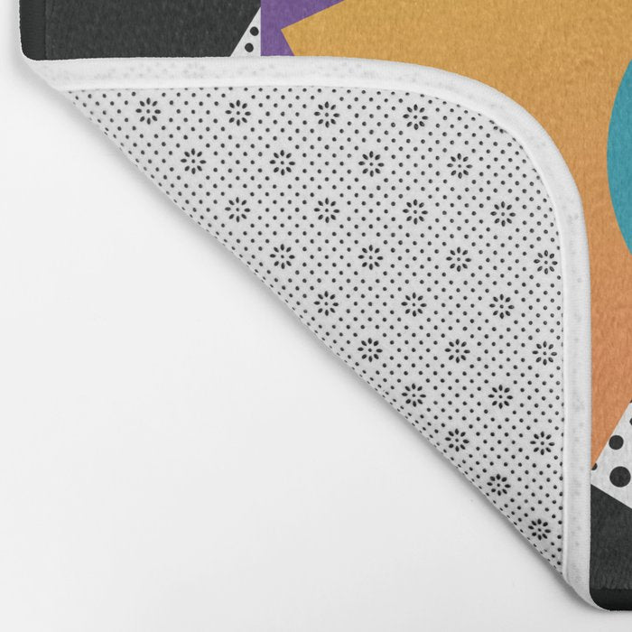 Memphis Pattern 35 / 80s - 90s Retro Bath Mat Gallery Image 2