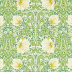 William Morris Pimpernel Weld Leaf Green Floral Coffee Mug Gallery Image 2