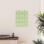William Morris Pimpernel Weld Leaf Green Floral Poster Gallery Image 2