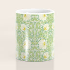 William Morris Pimpernel Weld Leaf Green Floral Coffee Mug Gallery Image 4