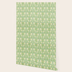 William Morris Pimpernel Weld Leaf Green Floral Wallpaper Gallery Image 2