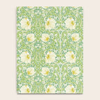 William Morris Pimpernel Weld Leaf Green Floral Notebook Gallery Image 4
