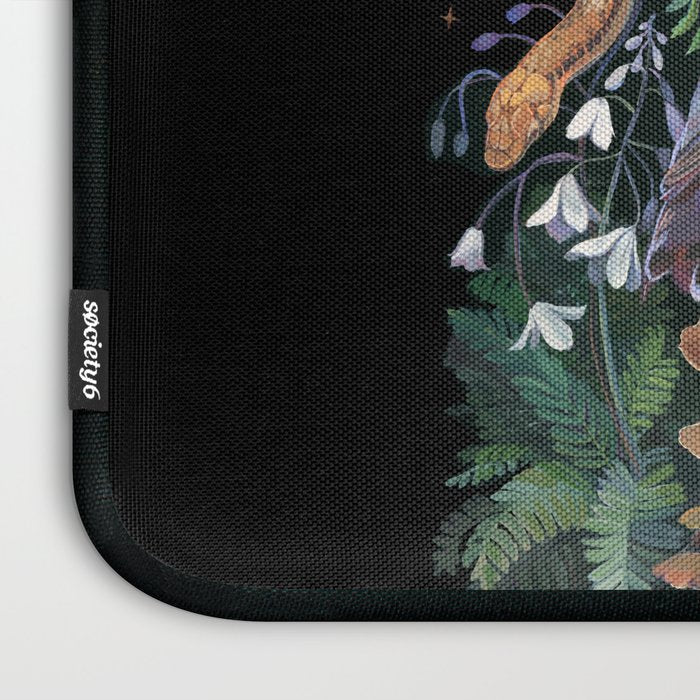 Owl and Snakes Mushroom forest Laptop Sleeve Gallery Image 3