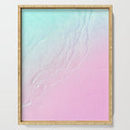 Seashore  - violet mist Serving Tray Gallery Image 1