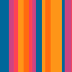 Classic Stripes III - Retro Rainbow  Coffee Mug Gallery Image 2