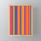 Classic Stripes III - Retro Rainbow  Mini Art Print Gallery Image 1