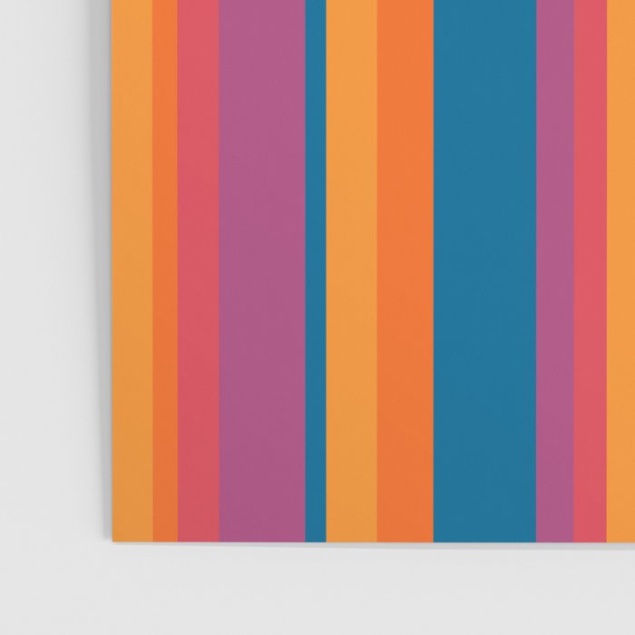 Classic Stripes III - Retro Rainbow  Poster Gallery Image 3