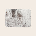 Rustic Cowhide Faux Fur (Digitally Made, ix 2021) Bath Mat Gallery Image 1