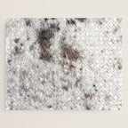 Rustic Cowhide Faux Fur (Digitally Made, ix 2021) Jigsaw Puzzle Gallery Image 1