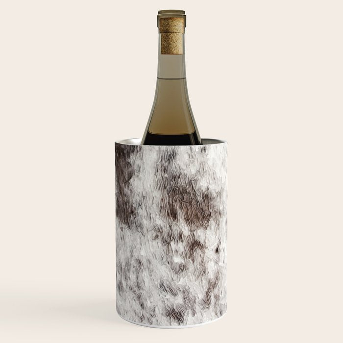 Rustic Cowhide Faux Fur (Digitally Made, ix 2021) Wine Chiller Gallery Image 1