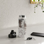 Rustic Cowhide Faux Fur (Digitally Made, ix 2021) Water Bottle Gallery Image 4