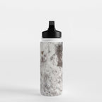 Rustic Cowhide Faux Fur (Digitally Made, ix 2021) Water Bottle Gallery Image 3