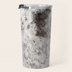 Rustic Cowhide Faux Fur (Digitally Made, ix 2021) Travel Mug Gallery Image 3