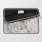 Rustic Cowhide Faux Fur (Digitally Made, ix 2021) Laptop Sleeve Gallery Image 2
