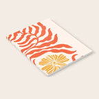 Burnt Orange Leaves and Flowers Notebook Gallery Image 2