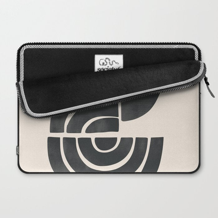 Geometric Rhythm 1 Laptop Sleeve Gallery Image 2