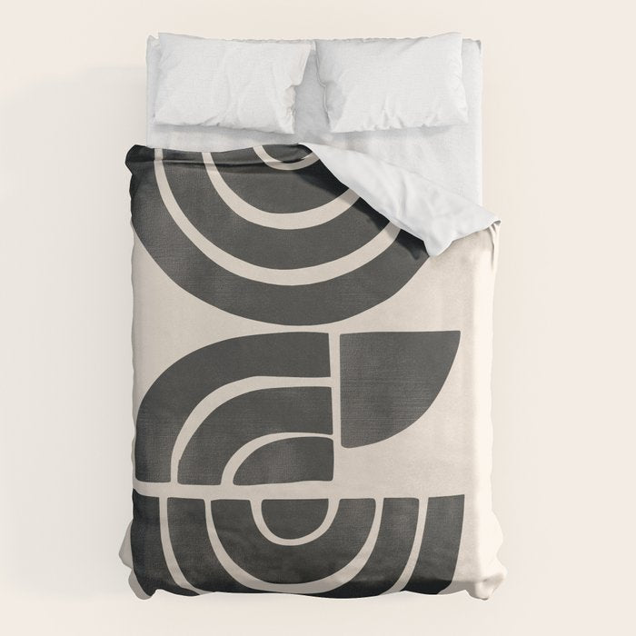 Geometric Rhythm 1 Duvet Cover Gallery Image 6