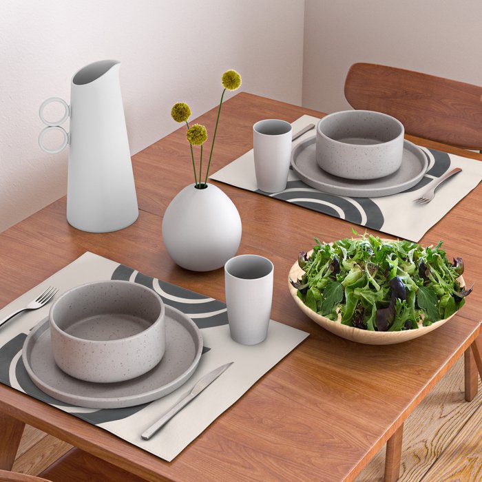 Geometric Rhythm 1 Placemat Gallery Image 2