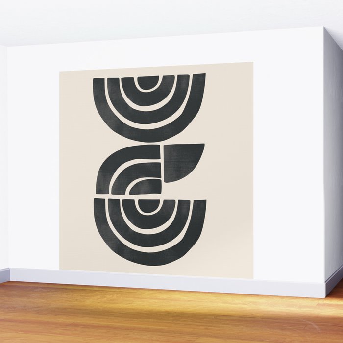 Geometric Rhythm 1 Wall Mural Gallery Image 2