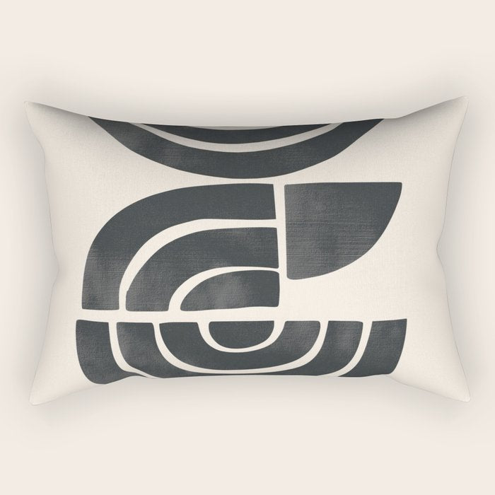 Geometric Rhythm 1 Rectangular Pillow Gallery Image 2