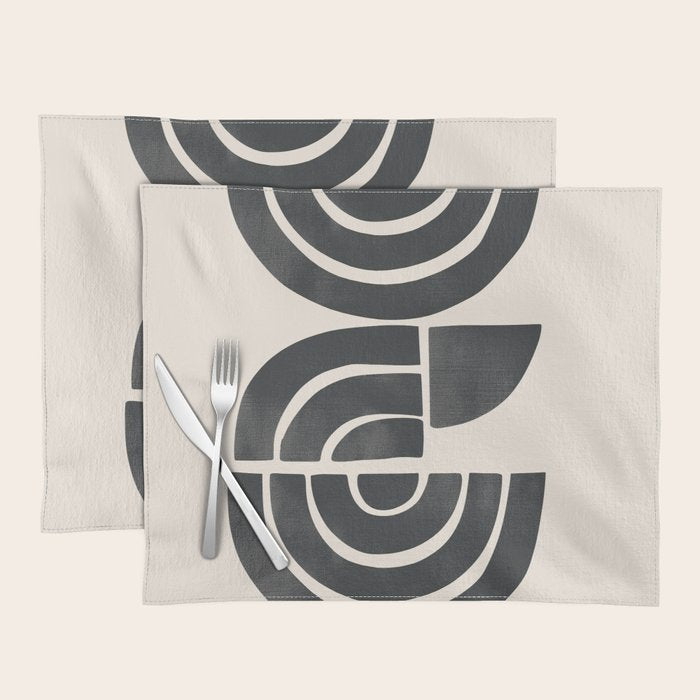 Geometric Rhythm 1 Placemat Gallery Image 1