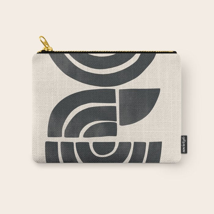 Geometric Rhythm 1 Carry All Pouch Gallery Image 1