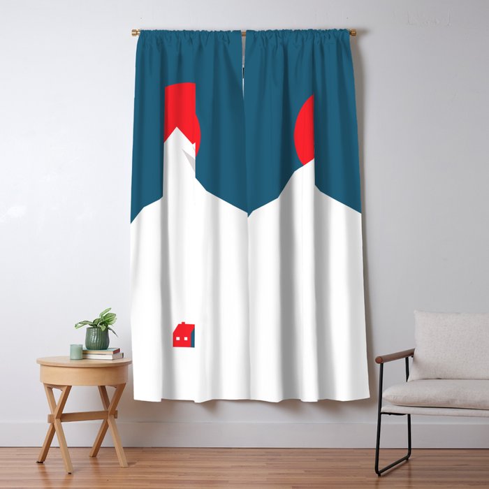 The foot of the mountain Window Curtain Gallery Image 5