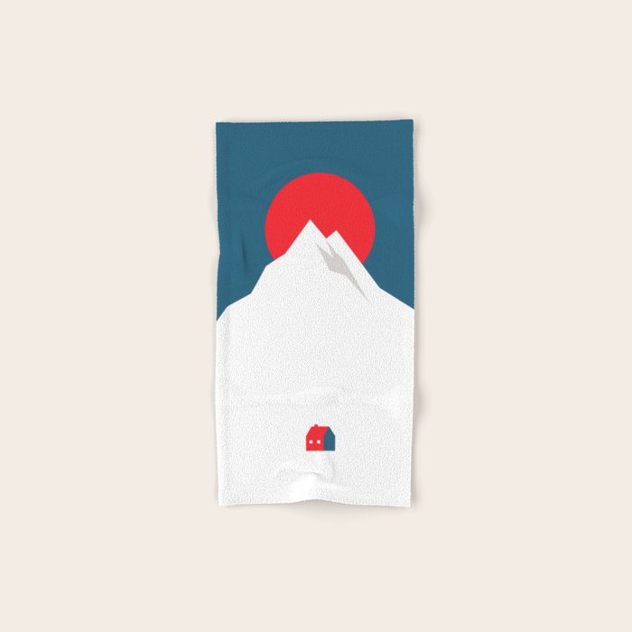 The foot of the mountain Bath Towel Gallery Image 1