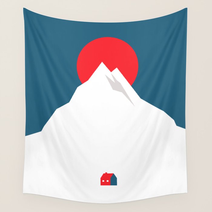 The foot of the mountain Wall Tapestry Gallery Image 4