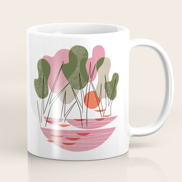 Abstract Forest Coffee Mug Gallery Image 1