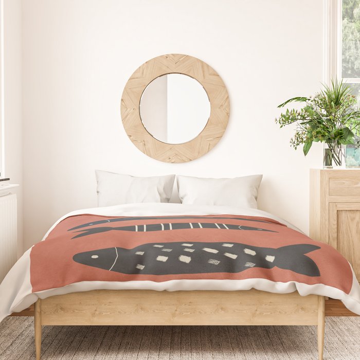 Fishes 05 Duvet Cover Gallery Image 3