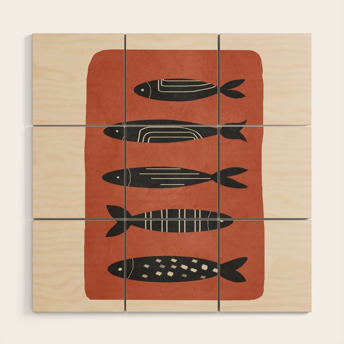 Fishes 05 Wood Wall Art Gallery Image 1