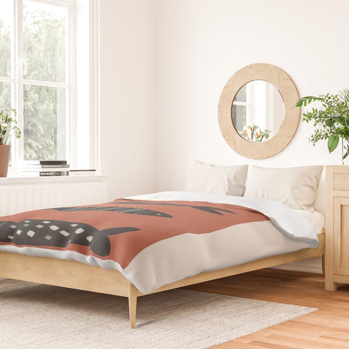 Fishes 05 Duvet Cover Gallery Image 2