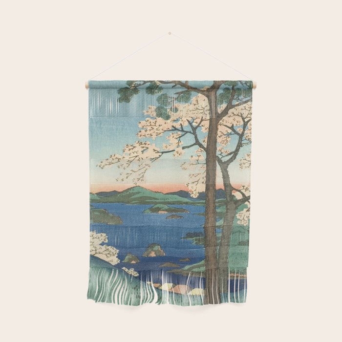Utagawa Hiroshige - Inaba Province, Karo Koyama - Vintage Japanese Woodblock Print, 1853 Wall Hanging Gallery Image 1
