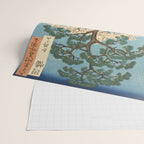 Utagawa Hiroshige - Inaba Province, Karo Koyama - Vintage Japanese Woodblock Print, 1853 Wrapping Paper Gallery Image 2