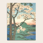 Utagawa Hiroshige - Inaba Province, Karo Koyama - Vintage Japanese Woodblock Print, 1853 Notebook Gallery Image 4
