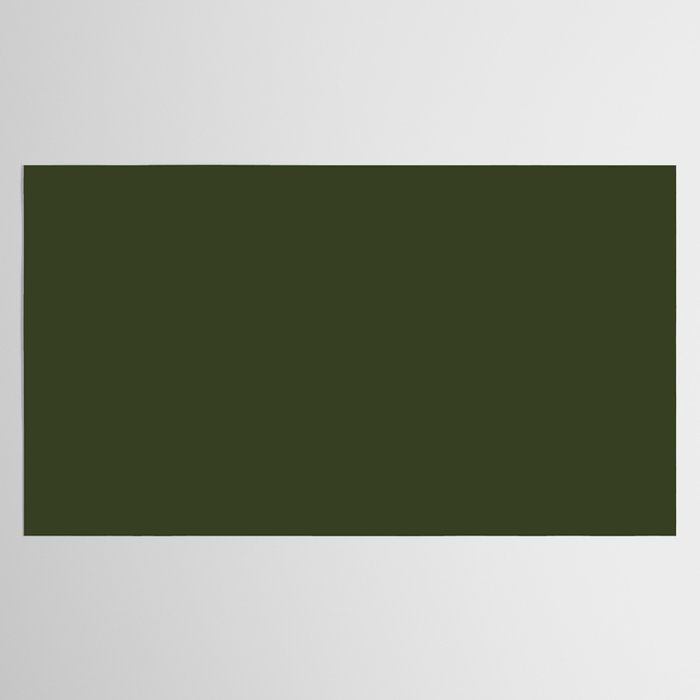 Moss Green Solid Color Tablecloth Gallery Image 2