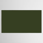 Moss Green Solid Color Tablecloth Gallery Image 2