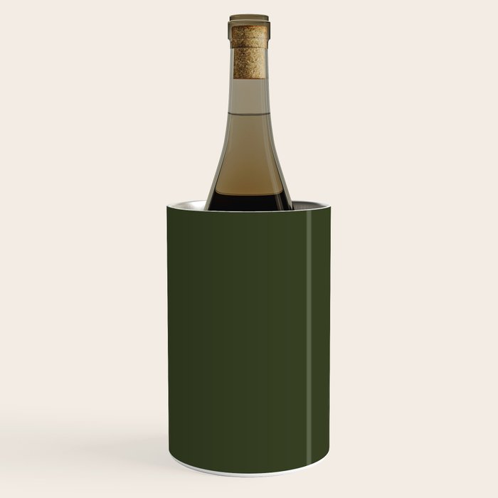 Moss Green Solid Color Wine Chiller Gallery Image 1