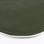 Moss Green Solid Color Bath Mat Gallery Image 3