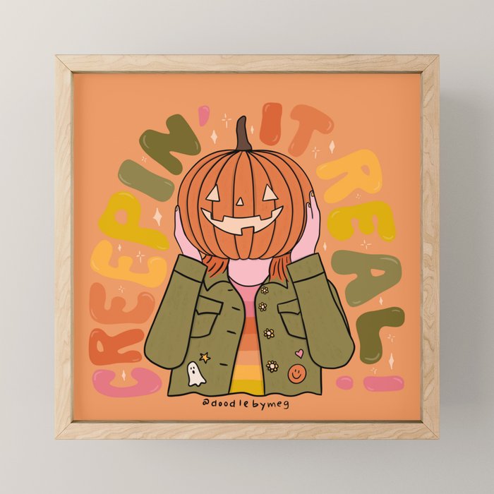 Creepin' It Real Mini Art Print Gallery Image 1